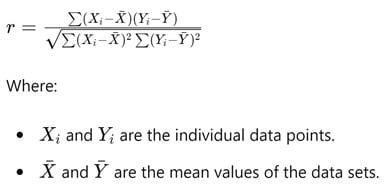 Calculating Pearson Correlation