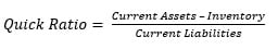 Quick Ratio Acid-Test Ratio